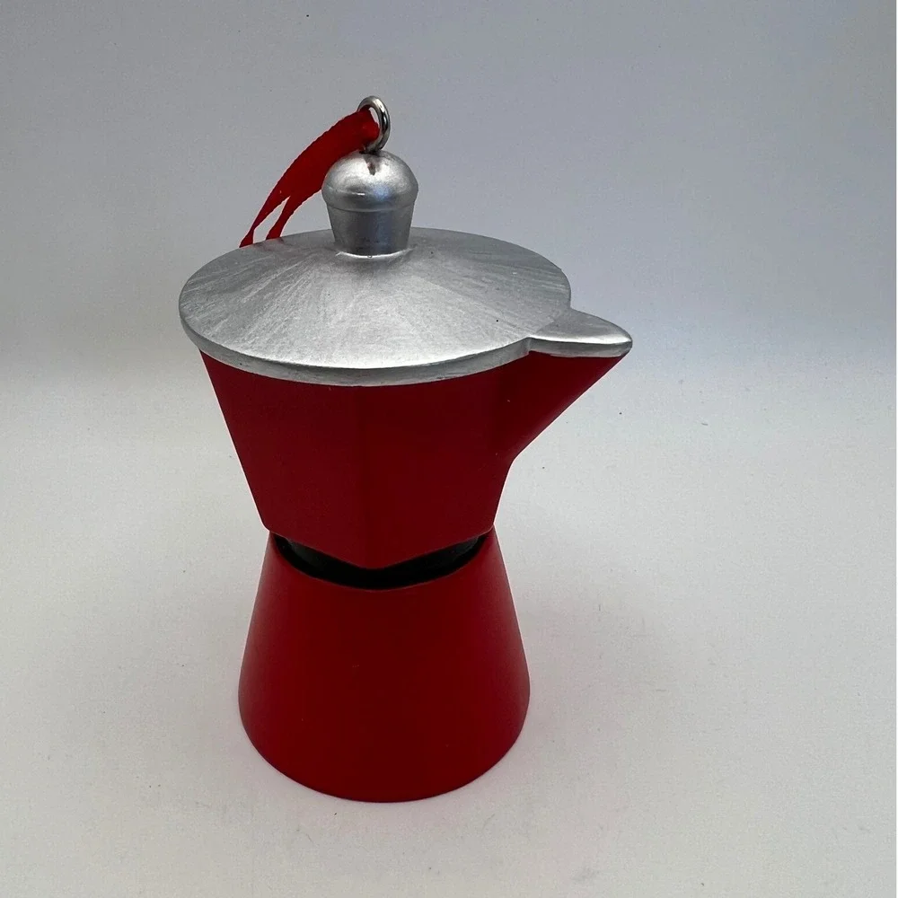 Hallmark Red Moka Pot Christmas Ornament